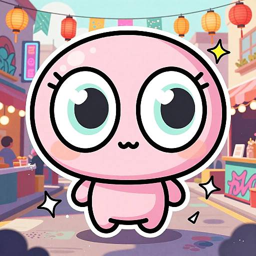 Chibi Eyes at Neon Street Festival