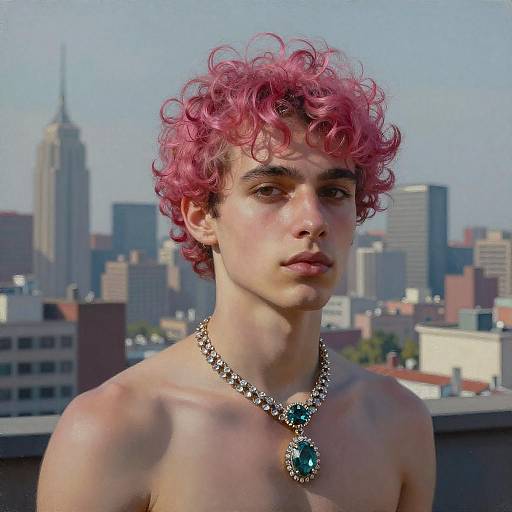 Cinematic Portrait of a Fashionable Teen