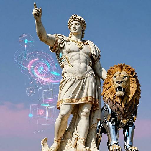 Alexander the Great Digital Surrealism