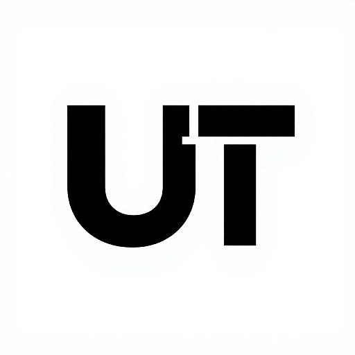 Black, bold, uppercase 