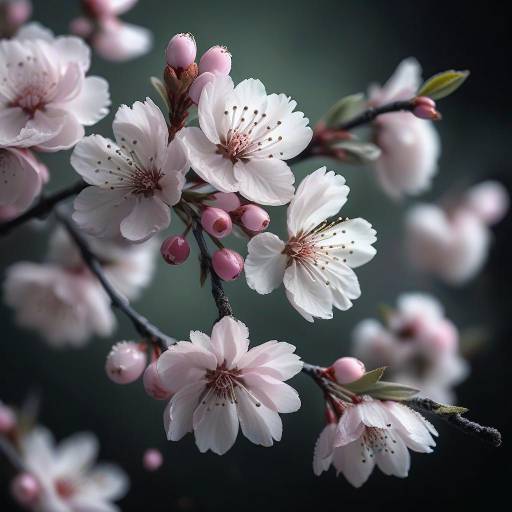 Hyperrealistic Cherry Blossom Photography