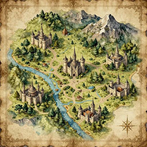 Detailed Fantasy DnD Map Tutorial