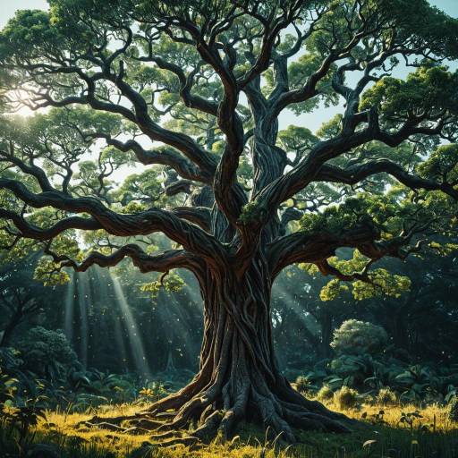 Majestic Tree of Life in Forest