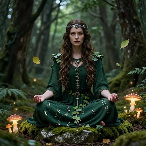 Mystical Celtic Druidess Meditation