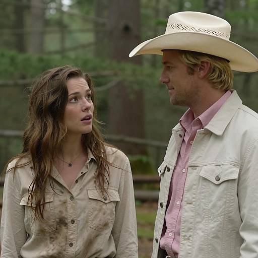 Surprised Encounter in the Forest