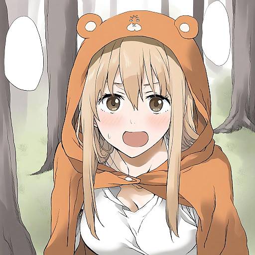 Illustration of Doma umaru, himouto! umaru-chan in the style of Elf (stroll in the woods)