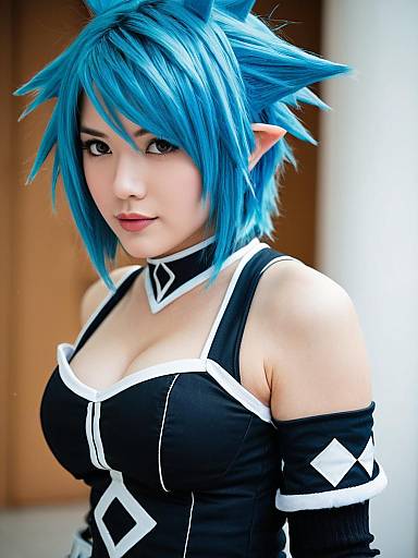 Lifestyle costume photo of Aqua (kingdom hearts). Cosplay clothes