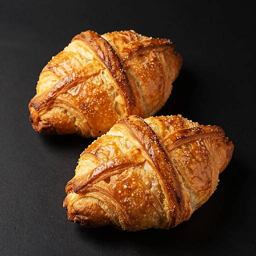 Golden-Brown Flaky Pastries Photo