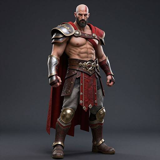 Kratos God of War Costume Portrait
