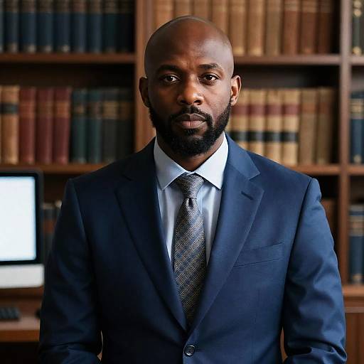 Serious Portrait of a Stylish Man