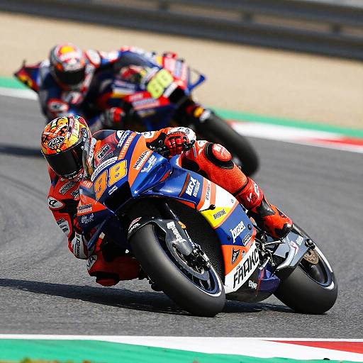 Hyper-Realistic MotoGP Racing Action