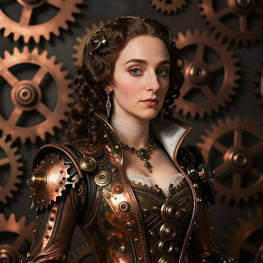 Steampunk Ada Lovelace Portrait