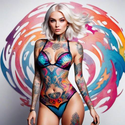 Bold Glamour: Confident Woman in Lingerie Bold Glamour: Confident Woman in Lingerie