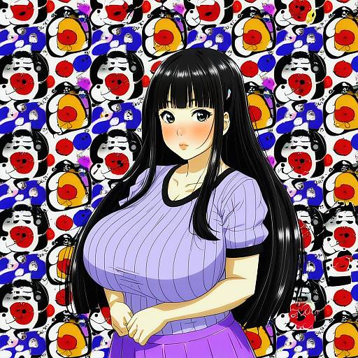 Illustration of Ohno kanako, genshiken in the style of Nanohana (november.)