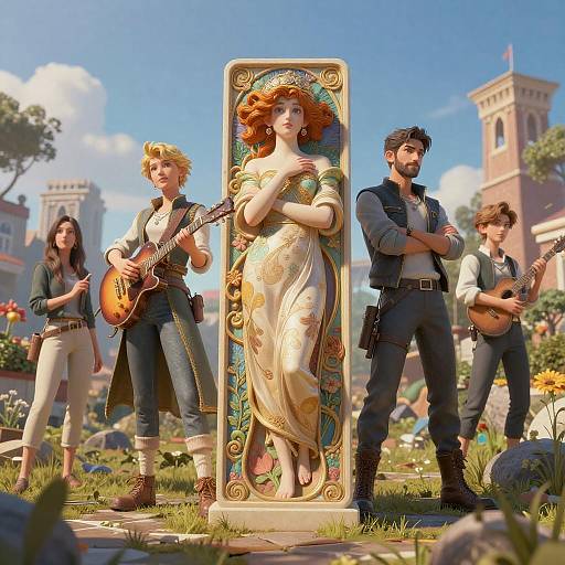 Stunning Lara Croft 3D Digital Art