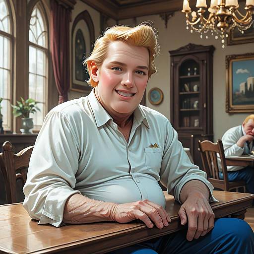 Masterpiece Portrait of Older Donald Trump