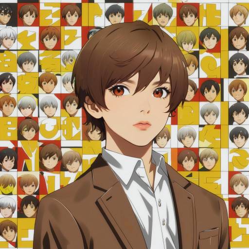 Illustration of Amada ken, persona in the style of Nakkar