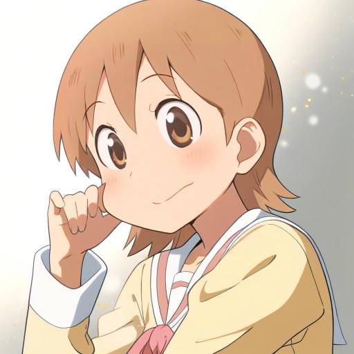 Illustration of Aioi yuuko, nichijou in the style of Misu kasumi