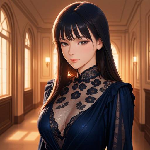 Sensual Woman in Parisian Velvet Glow Sensual Woman in Parisian Velvet Glow