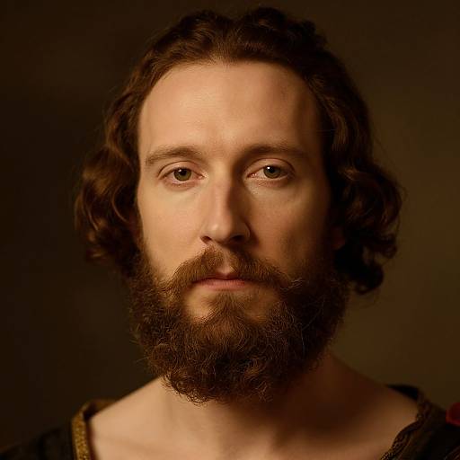 Renaissance-Inspired French Goatee Portrait