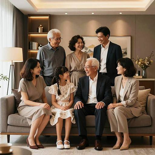 Hyper-Realistic Modern Family Photos