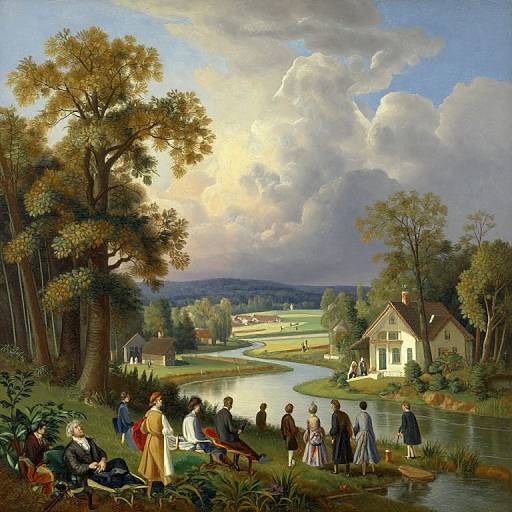 Intricate Landscape Vision Artwork