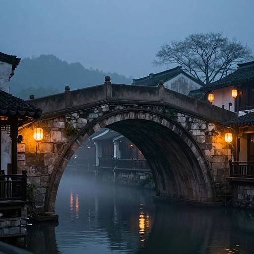 Timeless Bridge at Twilight