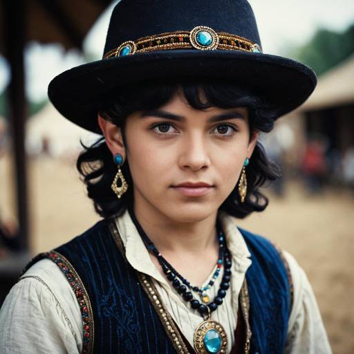 Realistic Gypsy Renaissance Costume Portrait