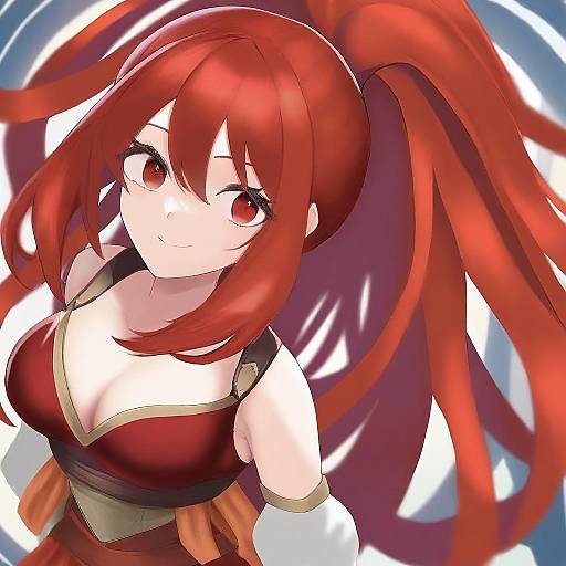 Illustration of Anna (fire emblem), fire emblem in the style of Tetsurou (fe+)