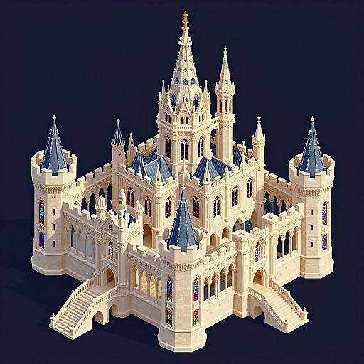 Luxurious Castle with Shoes Theme