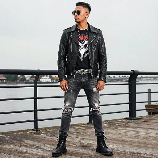 Edgy Rock Style Concert Outfit