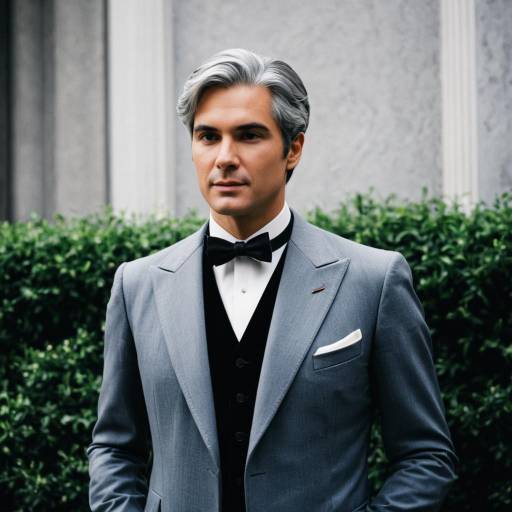 Elegant Man in Classic Formal Wear