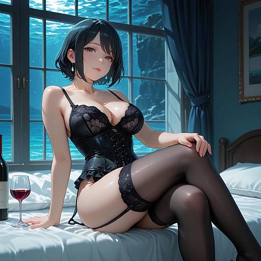 Mature Hinata in Lingerie Masterpiece