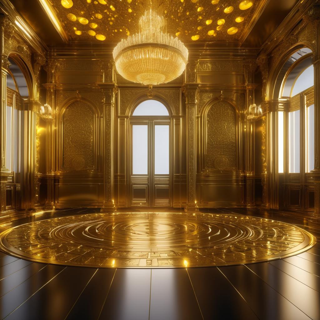 Opulent Room Overflowing with Gold