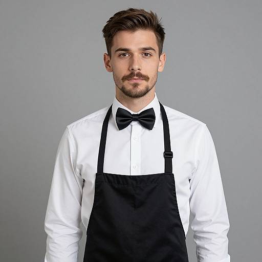 Realistic German Bartender Portrait