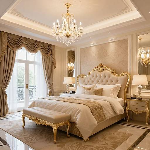 Luxurious Royal Bedroom Design Ideas