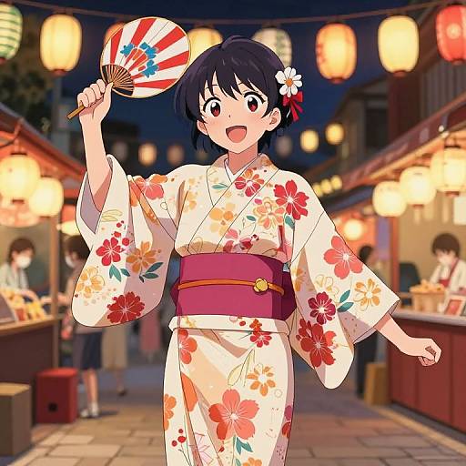 Playful Imouto at Japanese Festival