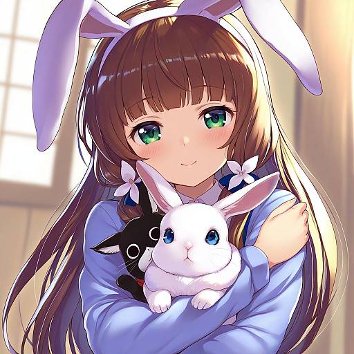 Illustration of Anko (gochiusa), gochuumon wa usagi desu ka? in the style of Tadano magu