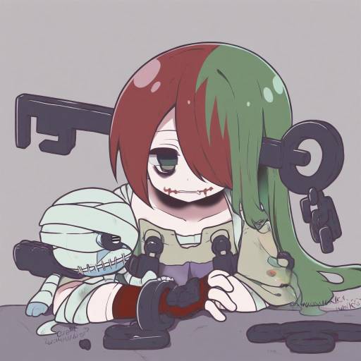 Illustration of A.b.a, guilty gear in the style of Neki (wakiko)