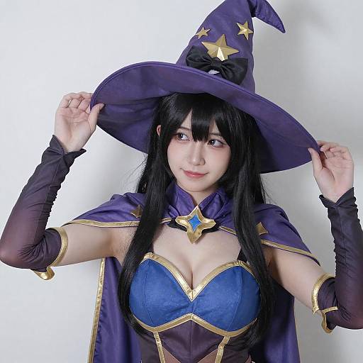 Young Woman Fantasy Witch Cosplay