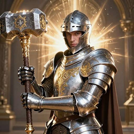 Noble DND Paladin Portrait