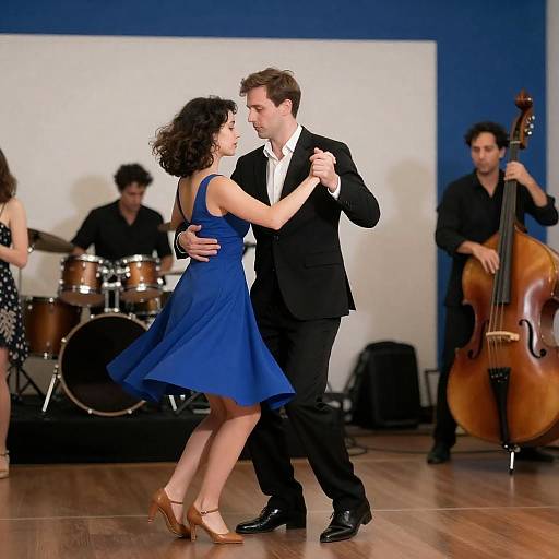 Couple Dancing at Live Music Event