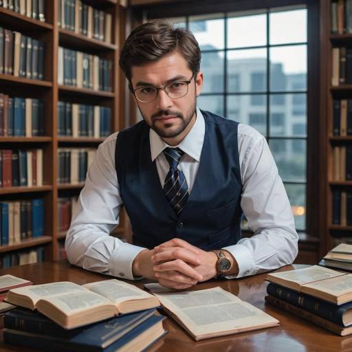 Scholarly Boy with Candle and Books