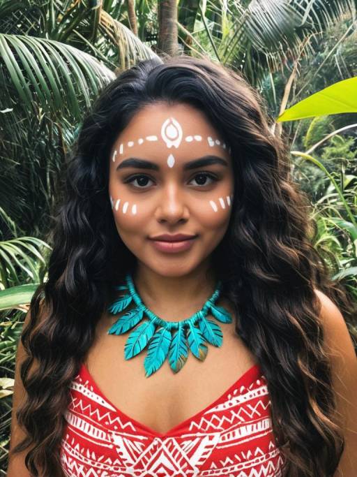 Creative DIY Moana Costume Face Swap