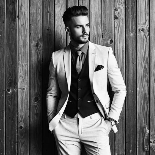 Stylish Businessman Photo Shoot in Monochrome