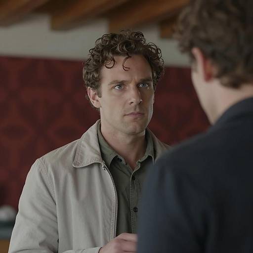 Intense Conversation in Patterned Room