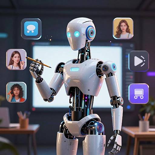 AI Photo Editor as Digital Artist Robot