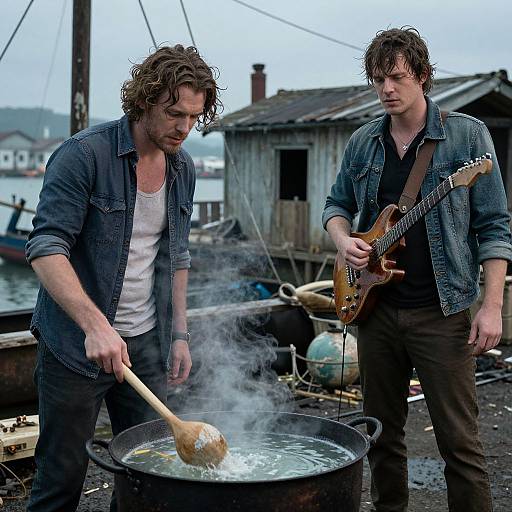 Dark Fantasy Seaside Encounter