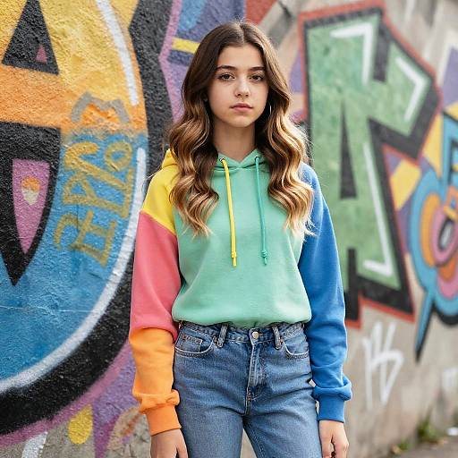 Teen Girl Ombre Hair Fashion Shoot