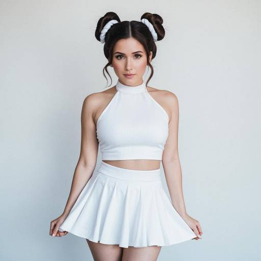 Stunning Leia Organa Cosplay Outfit
